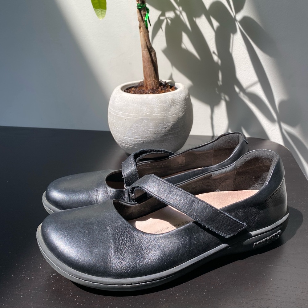 Birkenstock Lora Black Leather Mary Jane Women's Shoes EU Size 40